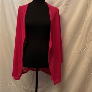 Cupio Vibrant Pink Knit Cardigan
